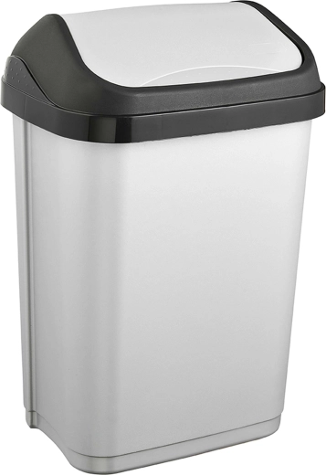 Keeeper plastový odpadkový kôš s výklopným vekom 10 l