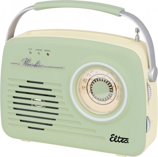 Retro rádio LUIZA SP-11 MP3 USB SD Mentolové