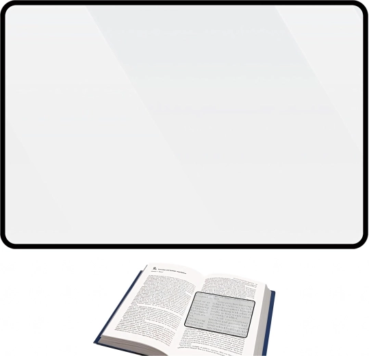 Široká plocha pre jednoduché čítanie