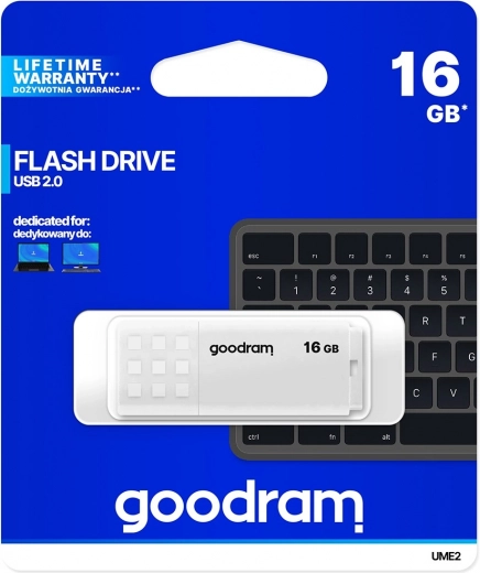 USB flash disk Goodram 16GB UME2 biely