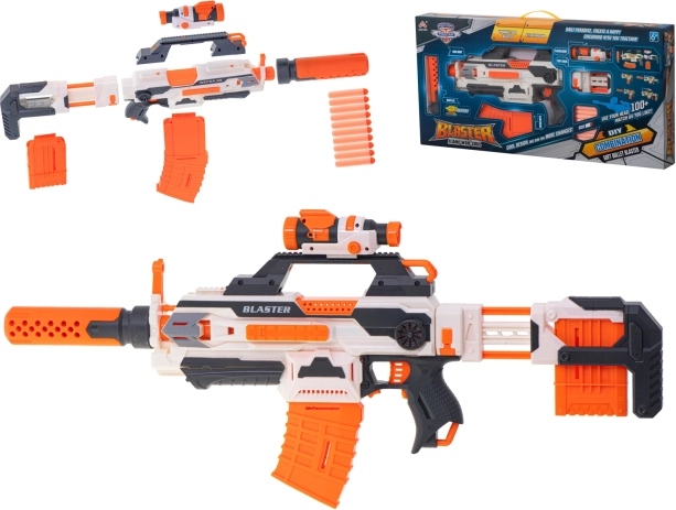 Blaster modulárny samopal 4v1 + 30 šípok