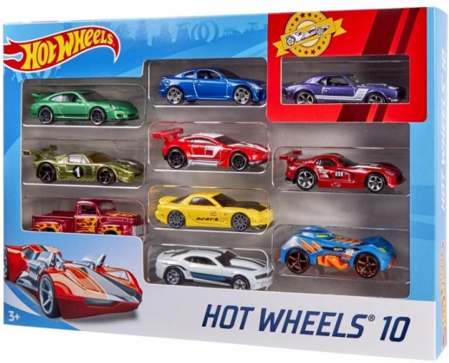 Angličáky Hot Wheels 10-Pack