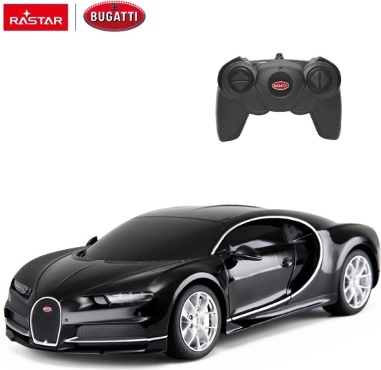 RC auto Bugatti Chiron na diaľkové ovládanie Rastar 1:24 čierne