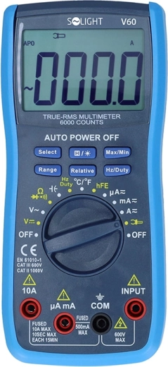 Solight profesionálny digitálny multimeter True-RMS