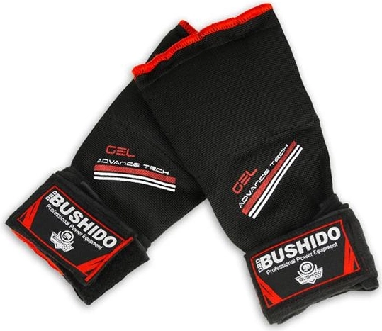 Gélové boxerské rukavice DBX Bushido červené – S/M
