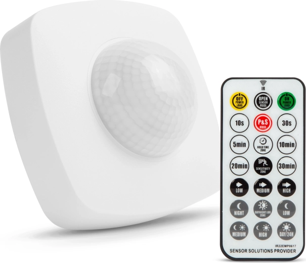 Pohybový senzor s diaľkovým ovládaním 360° IP65
