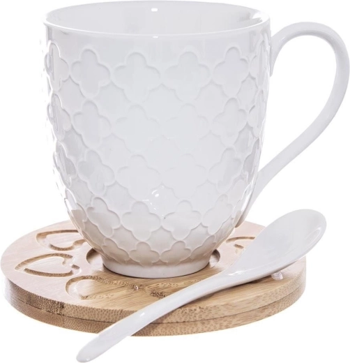 Štýlový vytláčaný dekor a komfortný úchop