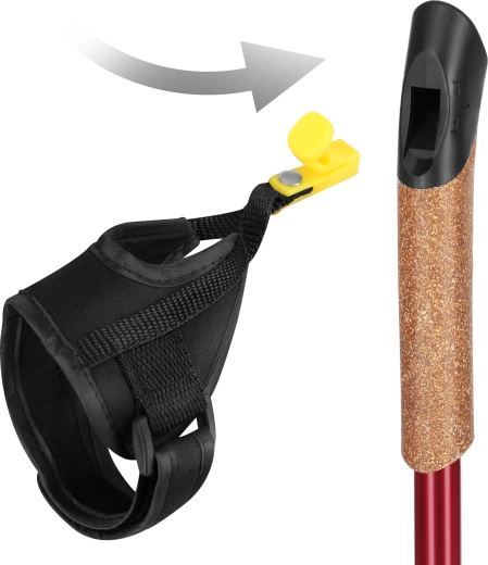 Ergonomické korkové rukoväte s rýchlym pútkom