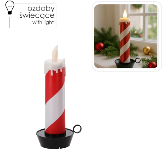 Teplé mihotavé svetlo bez plameňa