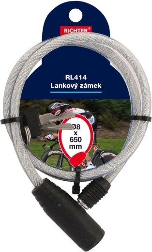 Lankový zámok 8 × 650 mm s 2 kľúčmi RICHTER