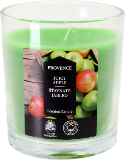 Sviečka v skle Šťavnaté jablko 7 × 8 cm