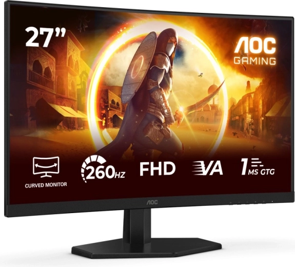 Zakrivený 27" VA panel pre lepšie ponorenie