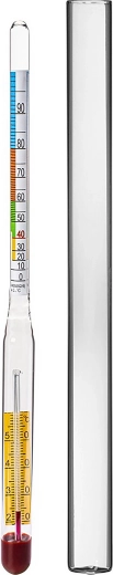 Alkoholmeter s teplomerom 0–95 %
