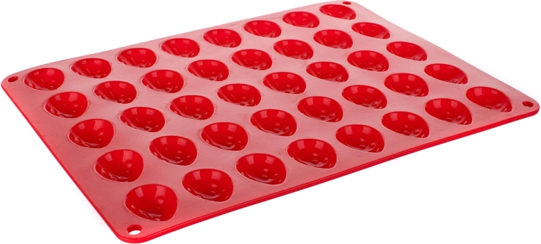 Silikónová forma na orechy Culinaria Red 40 ks