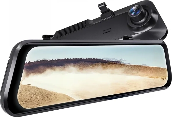 Palubná kamera WOLFBOX G850 Pro 4K so zrkadlom a zadnou kamerou 1080p