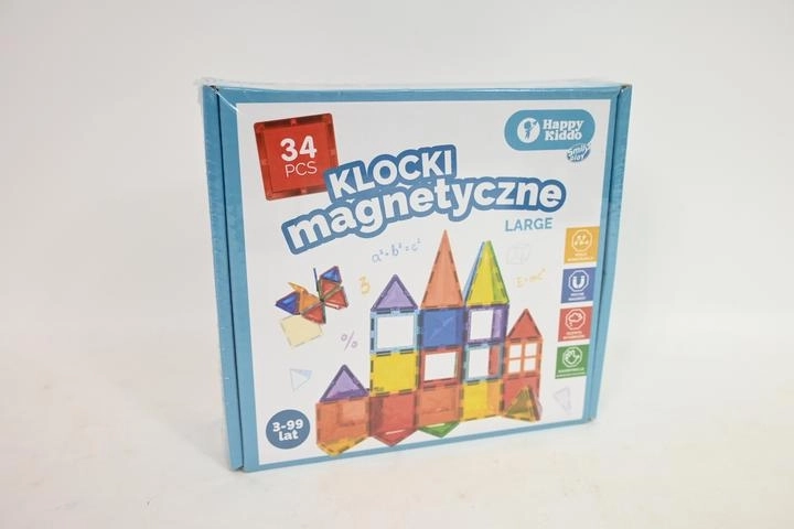 Magnetické stavebné kocky SmilyPlay 34 ks