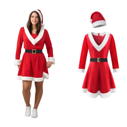 Kompletný vianočný set pripravený na nosenie