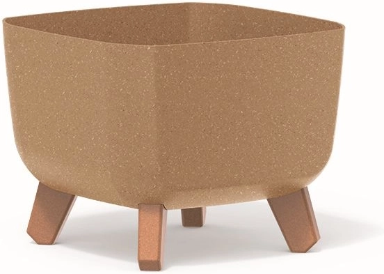 Kvetináč Gracia Square Eco Wood 24 × 24 cm naturo