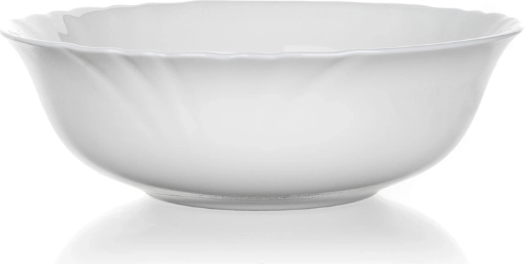 Biela sklenená miska CADIX 16 cm