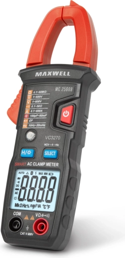 Digitálny kliešťový multimeter na meranie striedavého prúdu do 600 A