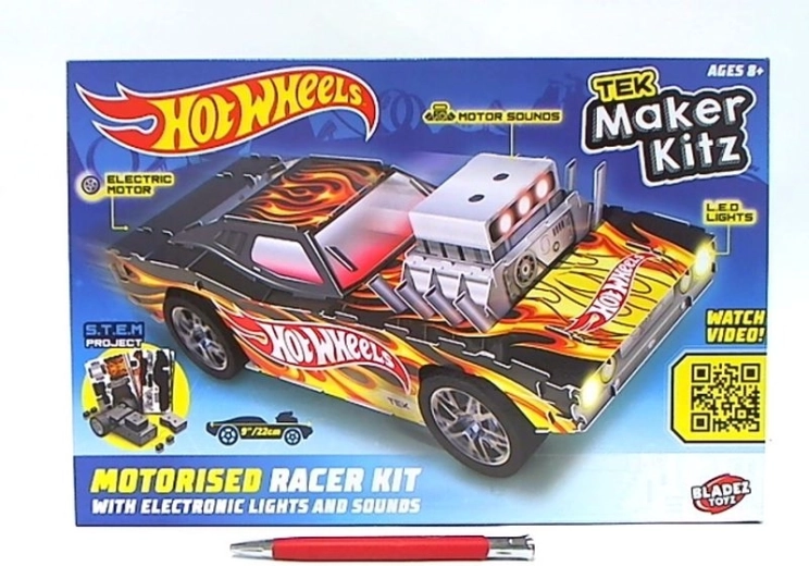 Hot Wheels Bladez Rodger Dodger – stavebnica so svetlami a zvukom