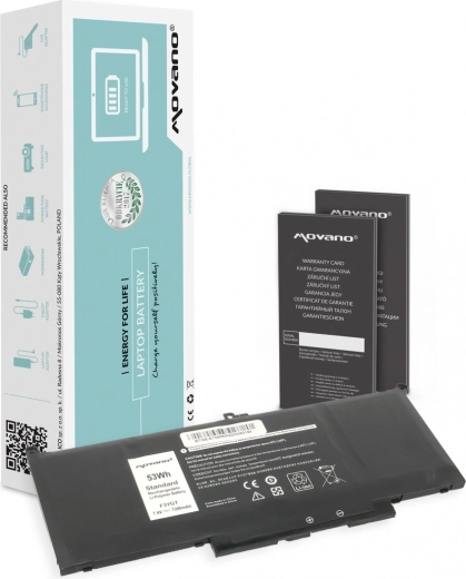 Movano batéria pre Dell Latitude 7390 / 7490 (MYJ96) 7200 mAh 53 Wh