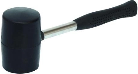 Gumové kladivo 750 g s kovovou rukoväťou, priemer 65 mm