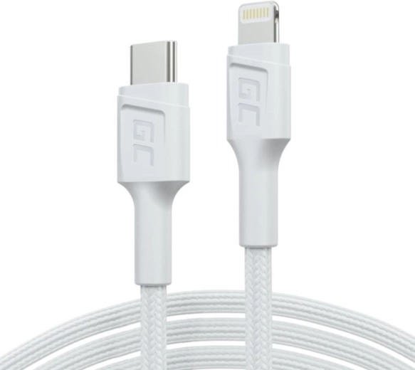 PowerStream kábel USB‑C na Lightning 1 m MFi, PD, biely