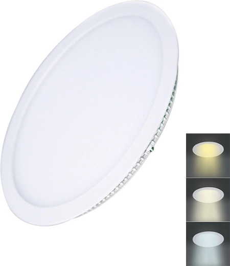 Solight LED mini panel CCT do podhľadu, okrúhly 18 W