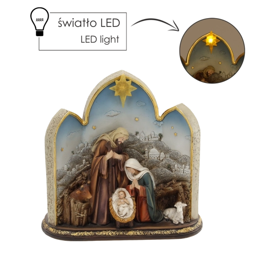 Teplé LED svetlo pre sviatočnú atmosféru