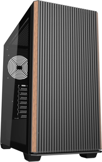Počítačová skriňa Darkflash DS900WS, midi tower, ATX, bez ventilátorov, čierna