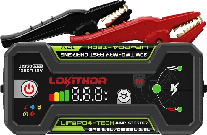 Štartovací zdroj LOKITHOR J1350 Pro 25,6 Wh