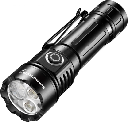 Superfire L21 kompaktná LED svietidlo 1350 lm USB‑C