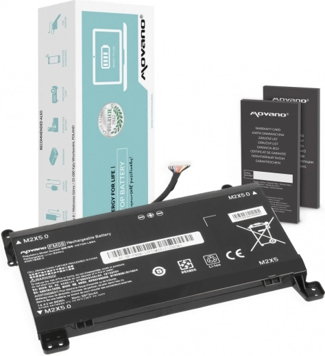 Movano batéria FM08 pre HP Omen 17-AN (12pin) 5973 mAh 86 Wh