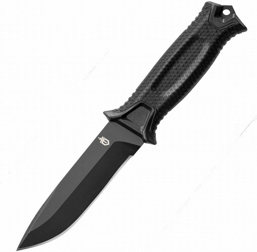 Gerber StrongArm – outdoorový nôž, čierny, hladké ostrie