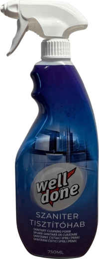 Well Done sanitárna čistiaca pena 750 ml