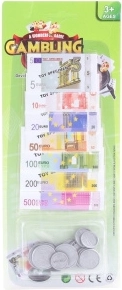 Hra peniaze euro – bankovky a mince