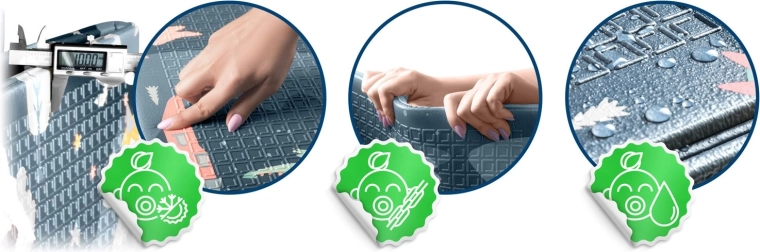 Tlmenie nárazov a tepelná izolácia vďaka 1 cm XPE