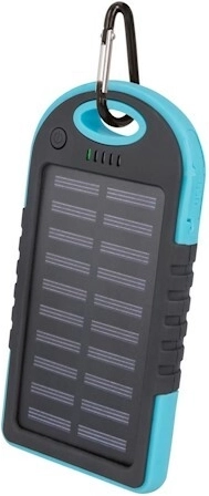 Setty solárna powerbanka 5000 mAh modrá