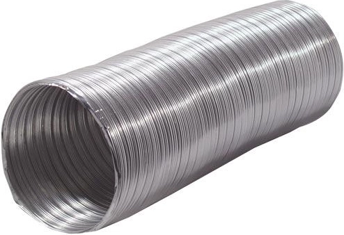 Flexibilné hliníkové potrubie priemer 150 mm, dĺžka 230–1000 mm