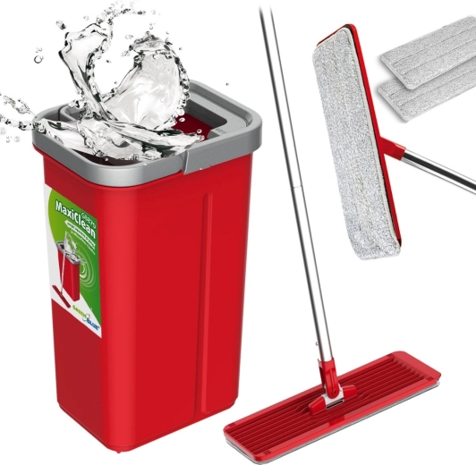 Plochý mop s vedrom a žmýkačom GreenBlue MaxiClean