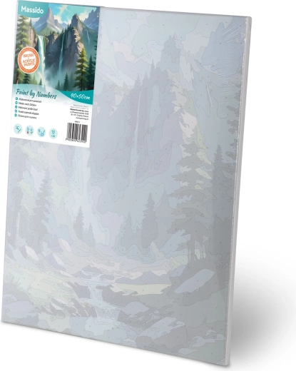 Plátno pripravené na maľovanie na drevenom ráme