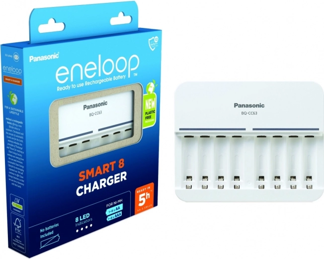 Eneloop nabíjačka bez batérií pre 8 ks