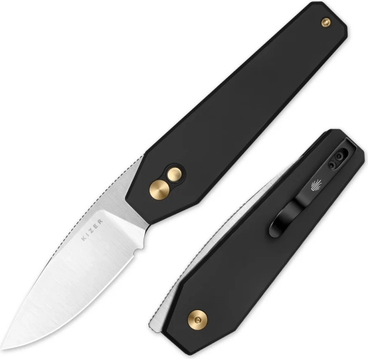 Button lock, front flipper a vreckový klip