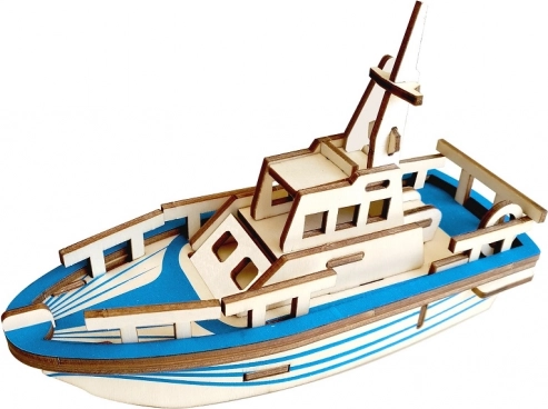 Drevené 3D puzzle Loď
