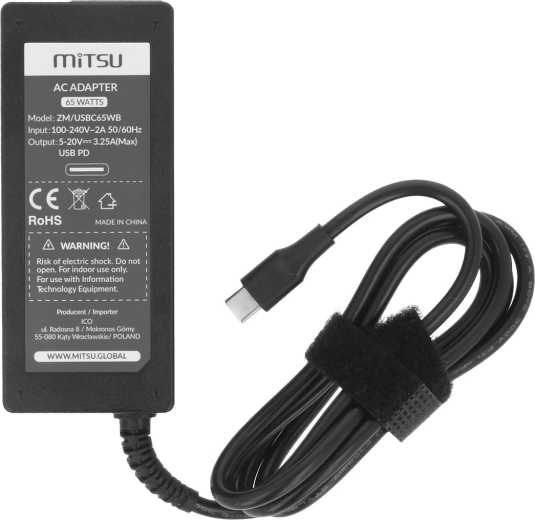 USB‑C Power Delivery s výkonom 65 W