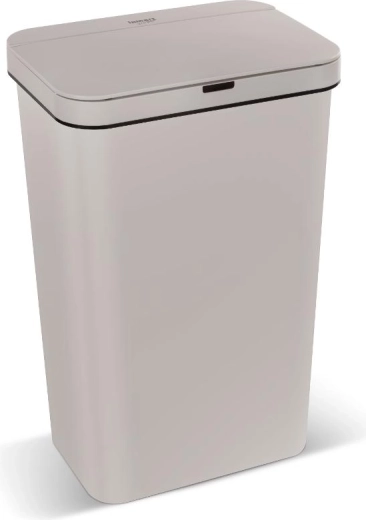 Bezdotykový odpadkový kôš Lamart so senzorom 50 l krémový