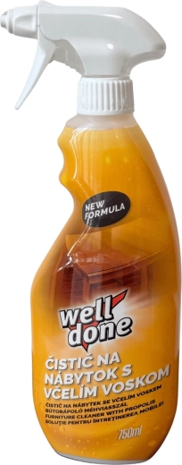Well Done prípravok na nábytok so včelím voskom 750 ml