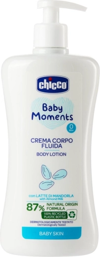 Chicco telové mlieko so sladkými mandľami Baby Moments 500 ml