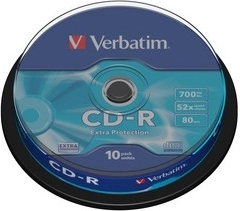 Verbatim CD-R Extra Protection 700 MB 52x – 10 ks